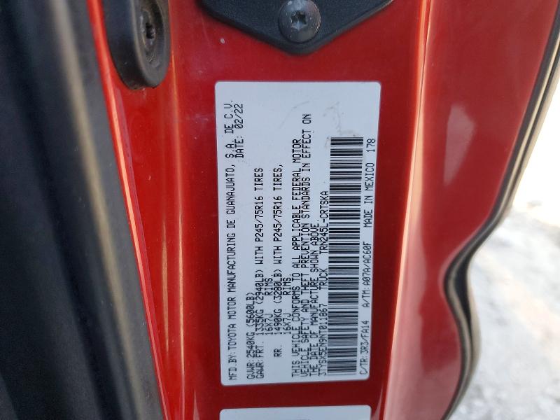 Aukcja sprzedaży 2022 Toyota Tacoma, vin: 3TYSX5EN9NT011867, numer aukcji: 73214905