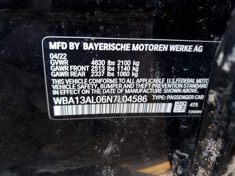 Продажа на аукционе авто 2022 Bmw M235xi, vin: WBA13AL06N7L04586, номер лота: 98028105
