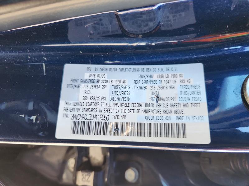 Продаж на аукціоні авто 2020 Mazda Cx-30, vin: 3MVDMACL3LM119050, номер лоту: 99739225