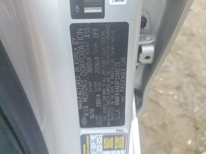 Продаж на аукціоні авто 2015 Kia Forte, vin: KNAFK4A64F5348178, номер лоту: 98107885