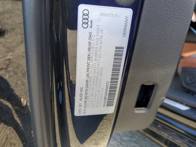 2019 Audi A7 მანქანა იყიდება აუქციონზე, vin: WAUV2BF22KN098472, აუქციონის ნომერი: 75500755