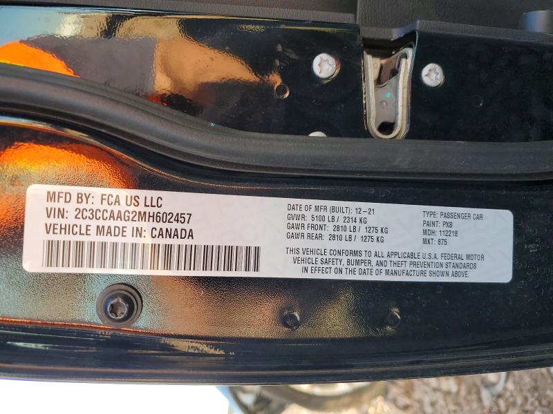 Aukcja sprzedaży 2021 Chrysler 300, vin: 2C3CCAAG2MH602457, numer aukcji: 73716825