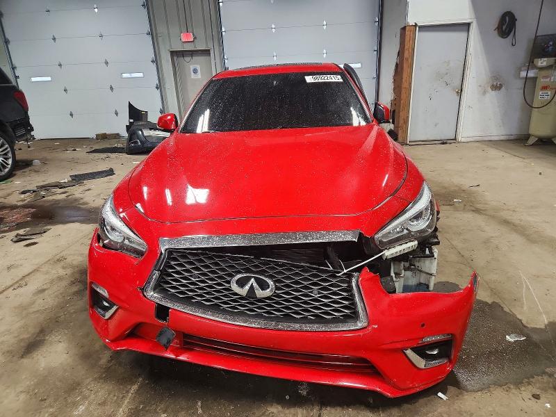 2021 Infiniti Q50 Luxe მანქანა იყიდება აუქციონზე, vin: JN1EV7BR2MM751517, აუქციონის ნომერი: 98922415