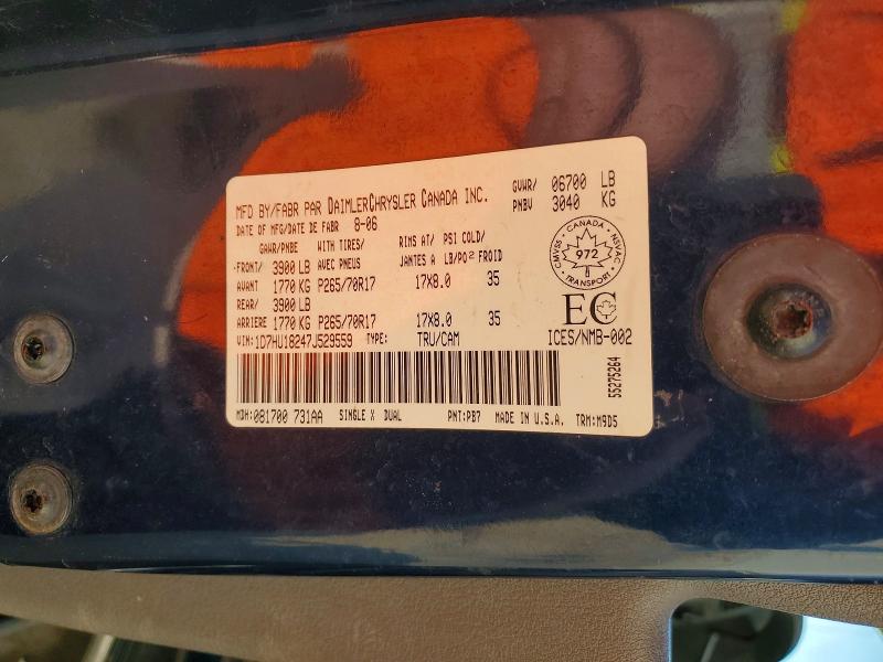 Aukcja sprzedaży 2007 Dodge Ram 1500, vin: 1D7HU18247J529559, numer aukcji: 72565615