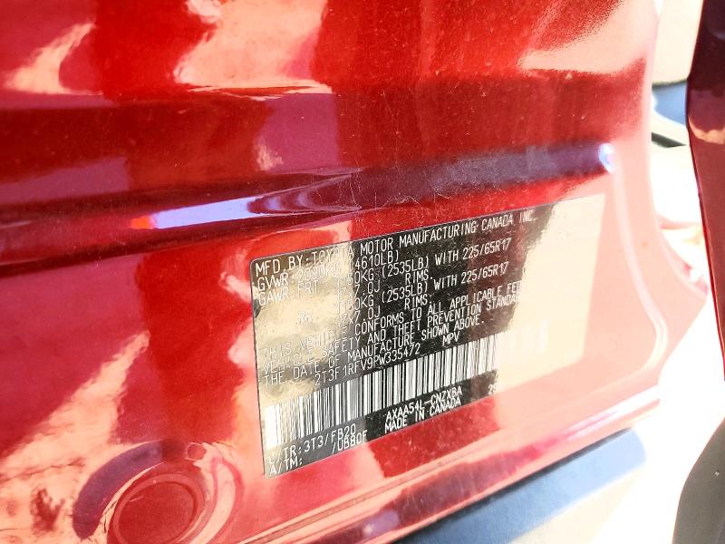 99523445 :رقم المزاد ، 2T3F1RFV9PW335472 vin ، 2023 Toyota Rav4 مزاد بيع