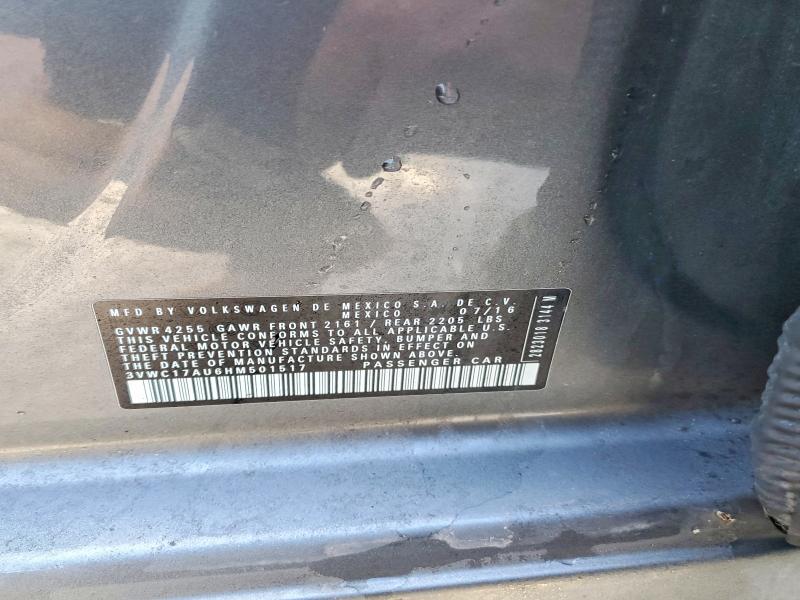 99321585 :رقم المزاد ، 3VWC17AU6HM501517 vin ، 2017 Volkswagen Golf Sportwagen مزاد بيع