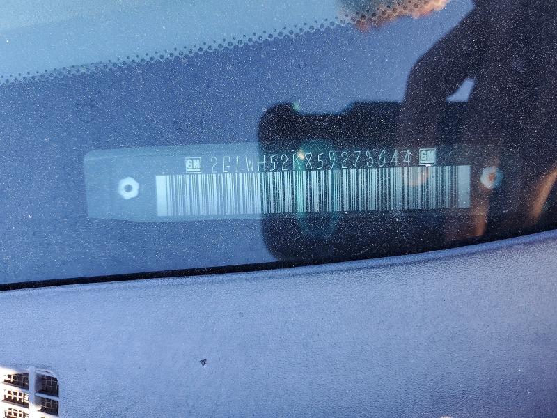 73327235 :رقم المزاد ، 2G1WH52K859273644 vin ، 2005 Chevrolet Impala مزاد بيع