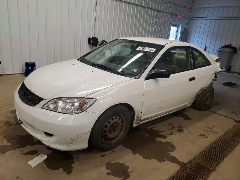 2004 Honda Civic მანქანა იყიდება აუქციონზე, vin: 1HGEM22154L007091, აუქციონის ნომერი: 53158886