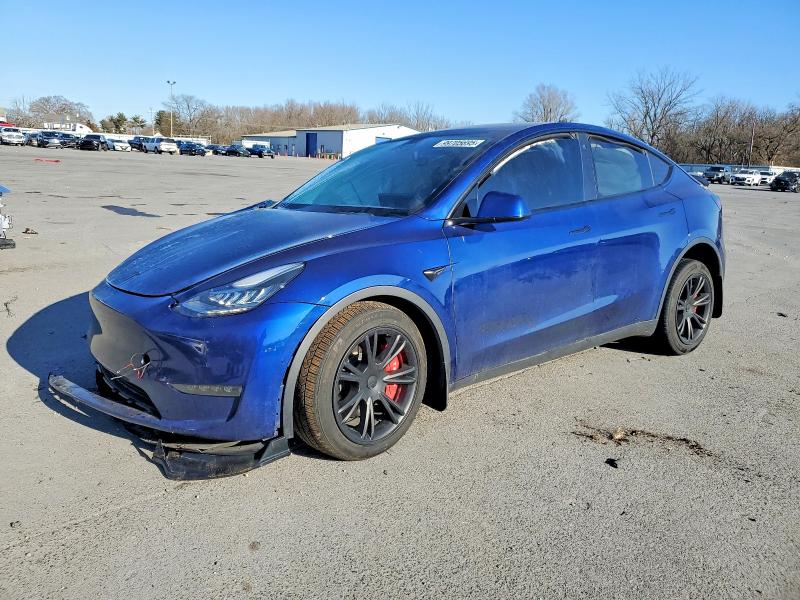 Продажа на аукционе авто 2021 Tesla Model Y, vin: 5YJYGDEE3MF243996, номер лота: 99705695