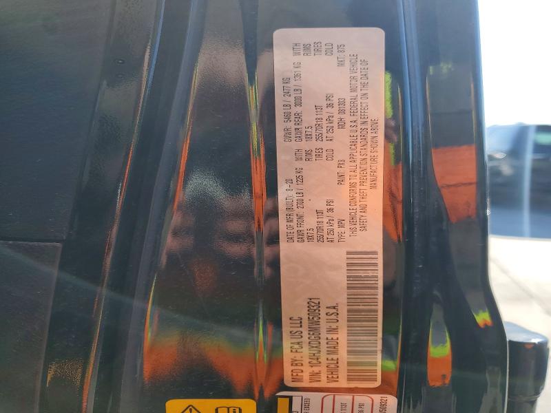 Продаж на аукціоні авто 2021 Jeep Wrangler Unlimited, vin: 1C4HJXDG6MW509321, номер лоту: 75089355