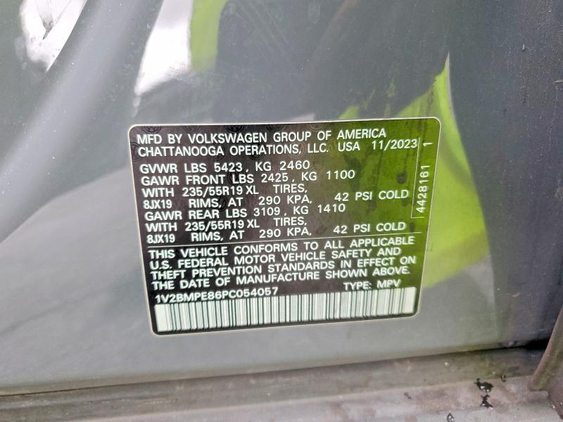99859045 :رقم المزاد ، 1V2BMPE86PC054057 vin ، 2023 Volkswagen Id.4 مزاد بيع