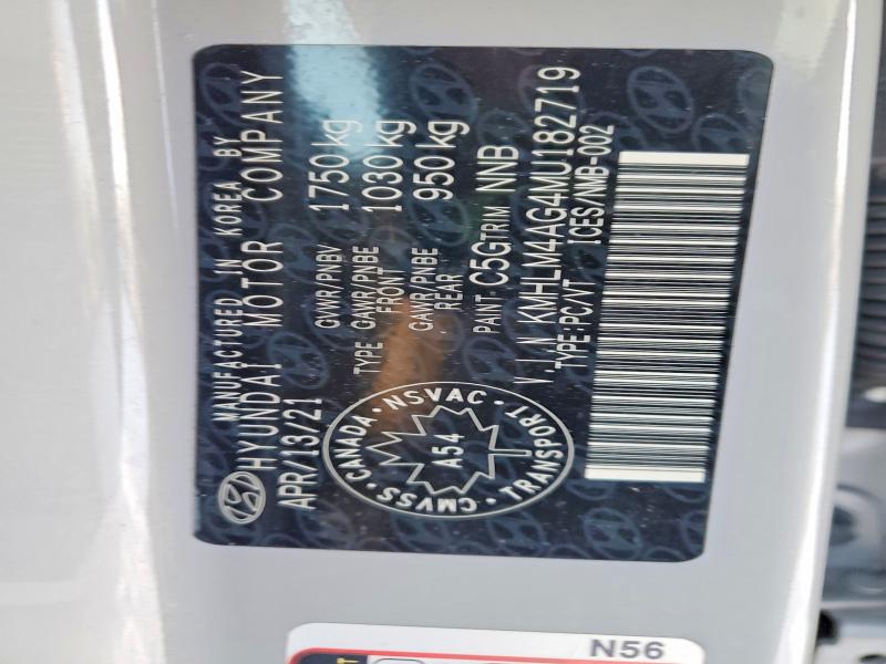 Aukcja sprzedaży 2021 Hyundai Elantra, vin: KMHLM4AG4MU182719, numer aukcji: 73590995