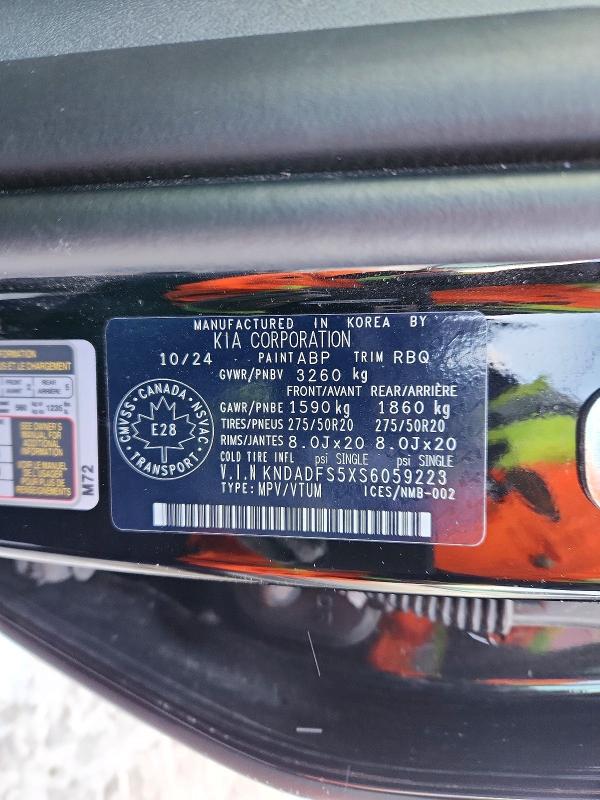 Продажа на аукционе авто 2025 Kia Ev9 Land, vin: KNDADFS5XS6059223, номер лота: 73413655