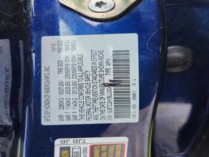 Продаж на аукціоні авто 2020 Acura Rdx, vin: 5J8TC2H78LL020437, номер лоту: 99435885