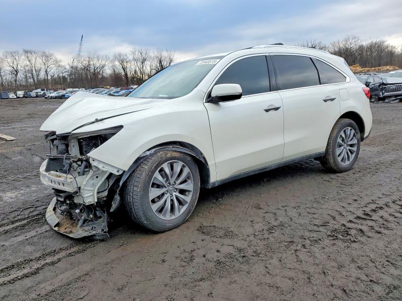 2016 Acura Mdx მანქანა იყიდება აუქციონზე, vin: 5FRYD4H4XGB014357, აუქციონის ნომერი: 72948515