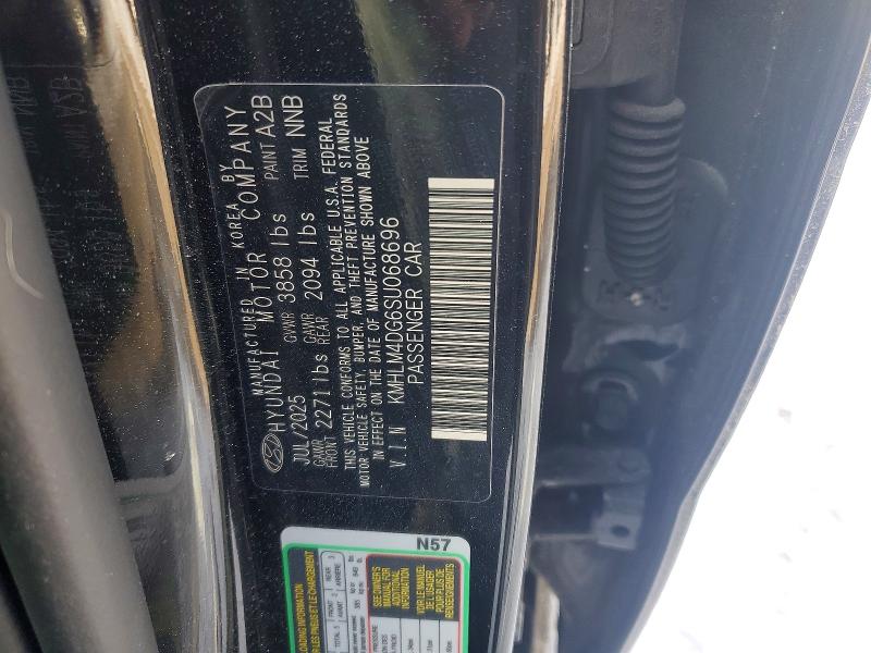 Продаж на аукціоні авто 2025 Hyundai Elantra, vin: KMHLM4DG6SU068696, номер лоту: 74395655