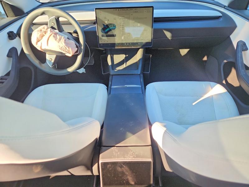 2025 Tesla Model 3 მანქანა იყიდება აუქციონზე, vin: 5YJ3E1EA3SF977076, აუქციონის ნომერი: 99550405