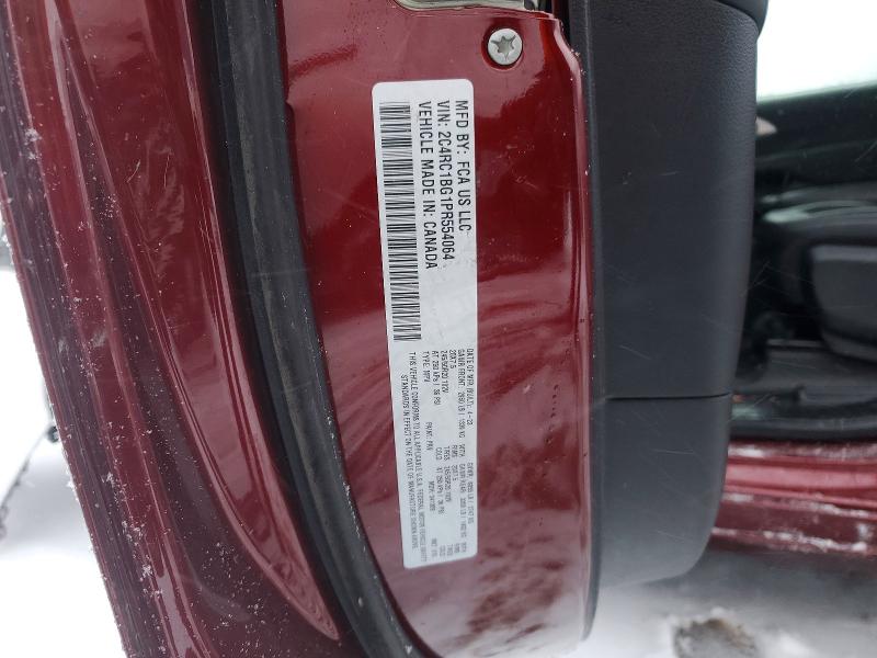 2023 Chrysler Pacifica მანქანა იყიდება აუქციონზე, vin: 2C4RC1BG1PR554064, აუქციონის ნომერი: 72829285