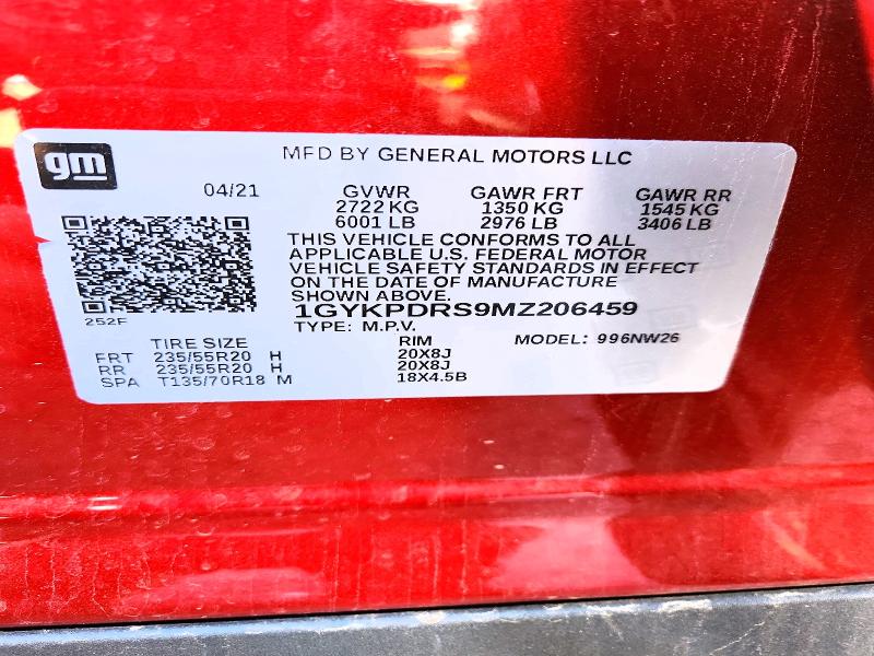 Продаж на аукціоні авто 2021 Cadillac Xt6, vin: 1GYKPDRS9MZ206459, номер лоту: 72698495