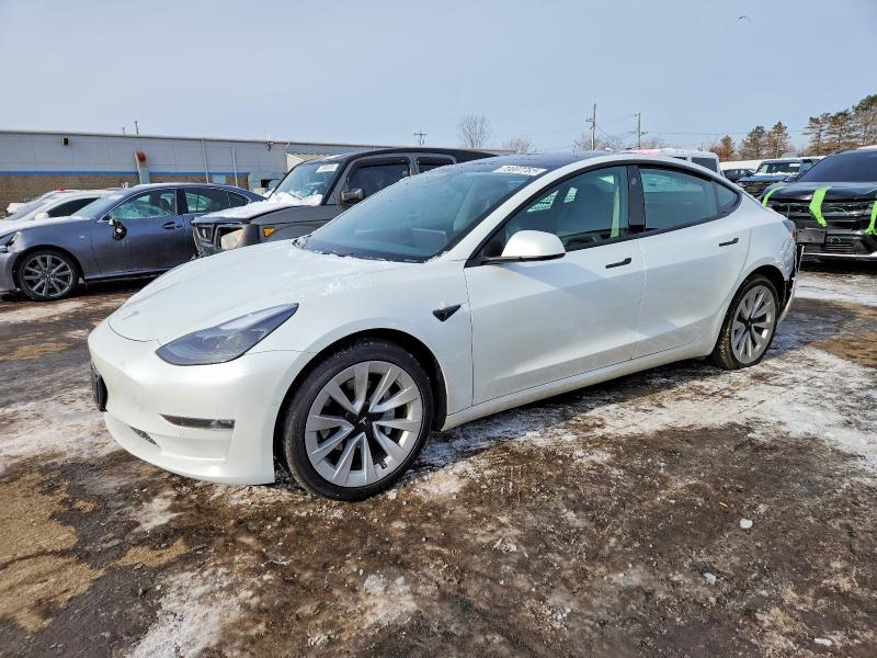 73897785 :رقم المزاد ، 5YJ3E1EB2NF240738 vin ، 2022 Tesla Model 3 مزاد بيع