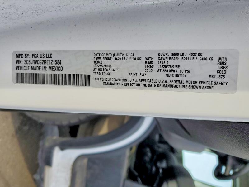 Aukcja sprzedaży 2024 Ram Promaster 2500, vin: 3C6LRVCG2RE121584, numer aukcji: 78744305