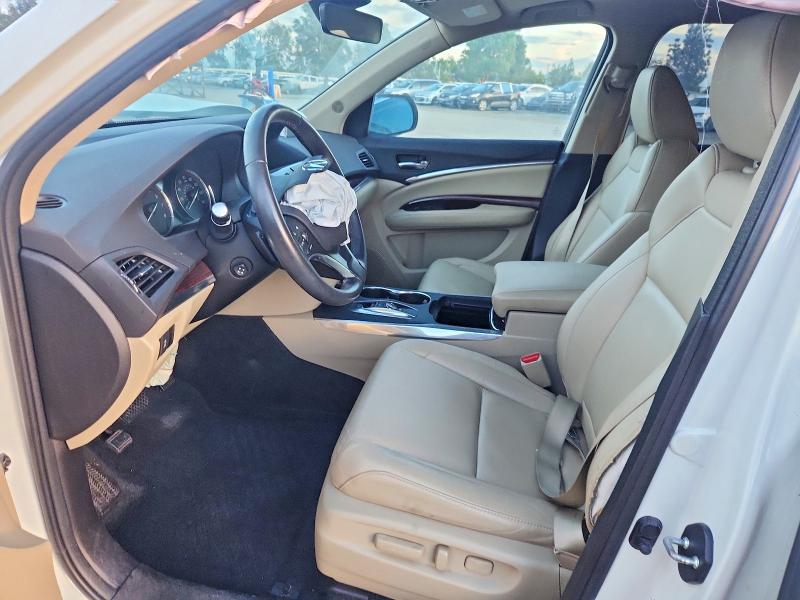 Aukcja sprzedaży 2016 Acura Mdx Techno, vin: 5FRYD4H49GB033174, numer aukcji: 99499945