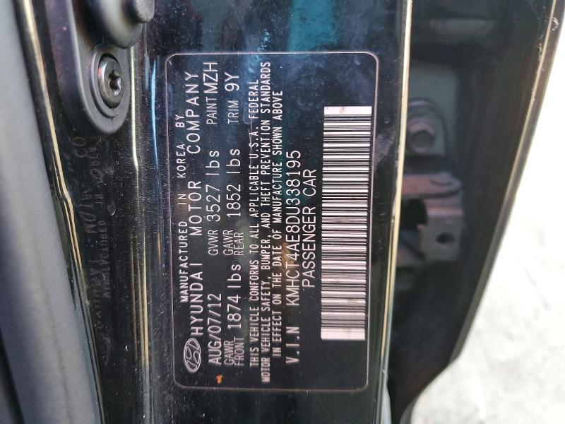 Продаж на аукціоні авто 2013 Hyundai Accent, vin: KMHCT4AE8DU338195, номер лоту: 98056945