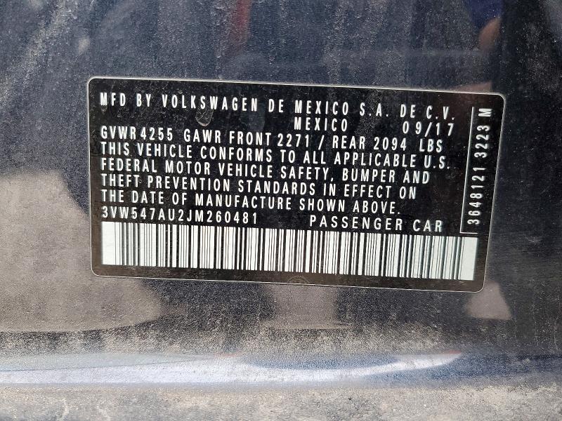Продажа на аукционе авто 2018 Volkswagen Gti, vin: 3VW547AU2JM260481, номер лота: 98215665