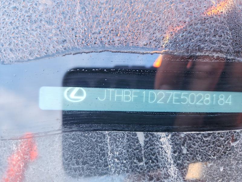 Продаж на аукціоні авто 2014 Lexus Is, vin: JTHBF1D27E5028184, номер лоту: 99764775