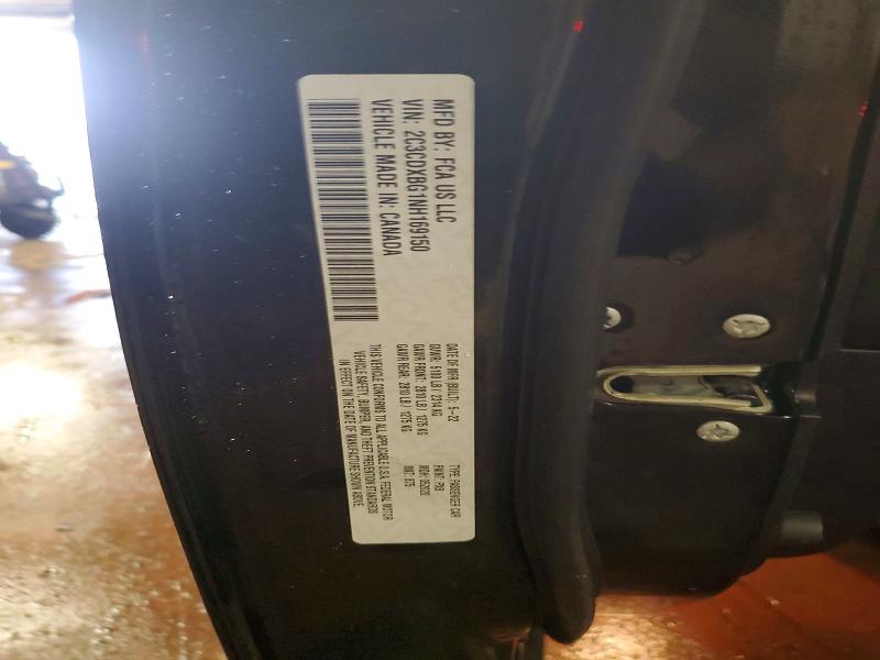 2022 Dodge Charger მანქანა იყიდება აუქციონზე, vin: 2C3CDXBG1NH169150, აუქციონის ნომერი: 99438885