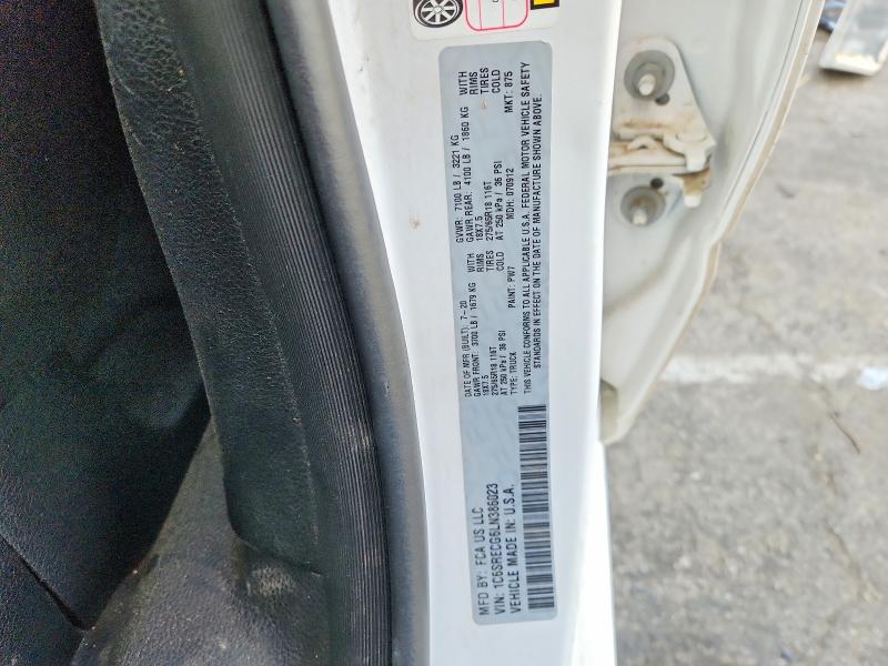 2020 Ram 1500 მანქანა იყიდება აუქციონზე, vin: 1C6SRECG6LN386023, აუქციონის ნომერი: 98040675