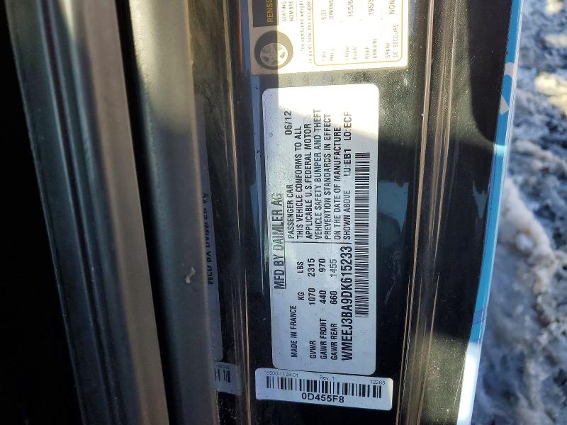 Продажа на аукционе авто 2013 Smart Fortwo, vin: WMEEJ3BA9DK615233, номер лота: 74062035