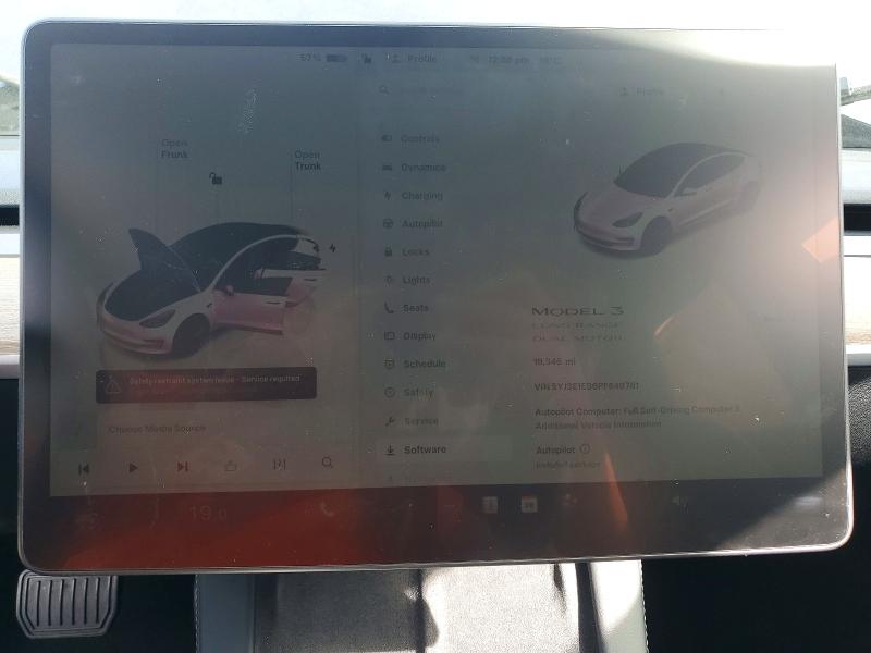 Aukcja sprzedaży 2023 Tesla Model 3, vin: 5YJ3E1EB6PF649781, numer aukcji: 75238745