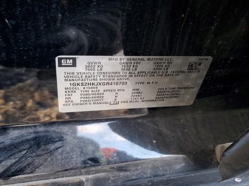 Продажа на аукционе авто 2016 Gmc Yukon Xl D, vin: 1GKS2HKJXGR418793, номер лота: 75023945