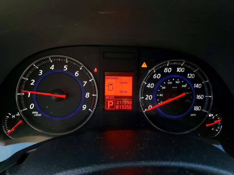 99885455 :رقم المزاد ، JN8AS1MW0BM731109 vin ، 2011 Infiniti Fx35 مزاد بيع