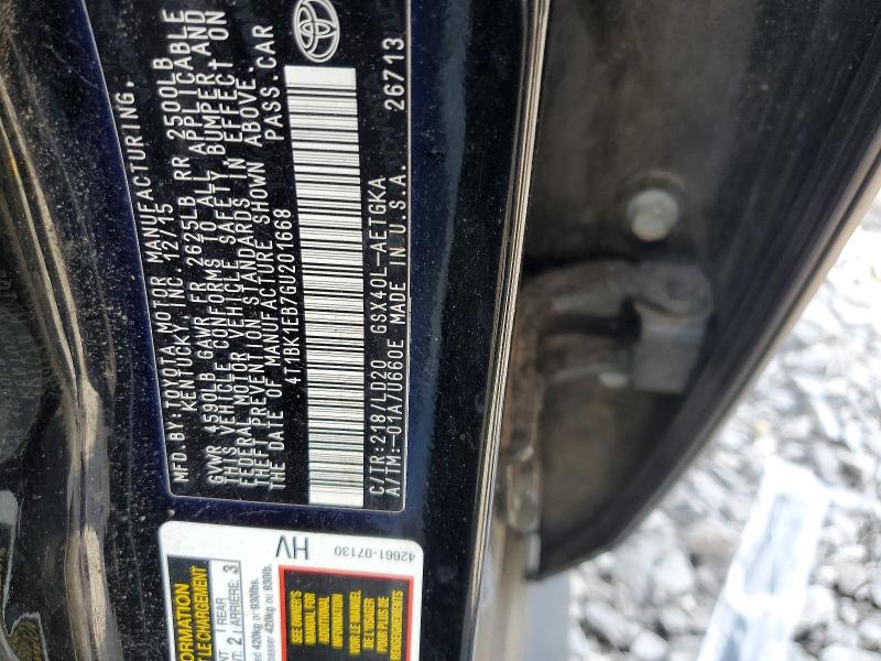 Aukcja sprzedaży 2016 Toyota Avalon, vin: 4T1BK1EB7GU201668, numer aukcji: 98552725