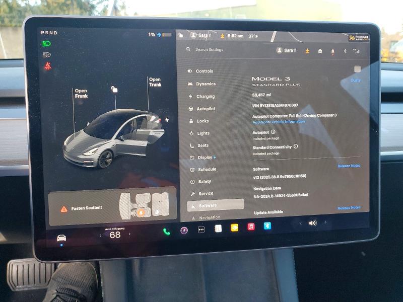 Aukcja sprzedaży 2021 Tesla Model 3, vin: 5YJ3E1EA5MF870887, numer aukcji: 97968335