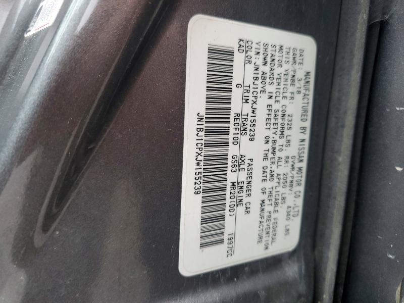 Продажа на аукционе авто 2018 Nissan Rogue Sport, vin: JN1BJ1CPXJW155239, номер лота: 99839845