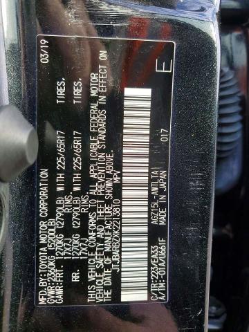 Aukcja sprzedaży 2019 Lexus Nx 300, vin: JTJBARBZXK2213810, numer aukcji: 97797205