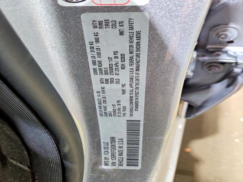 Aukcja sprzedaży 2025 Ram 1500, vin: 1C6RREFG6SN700696, numer aukcji: 74264745