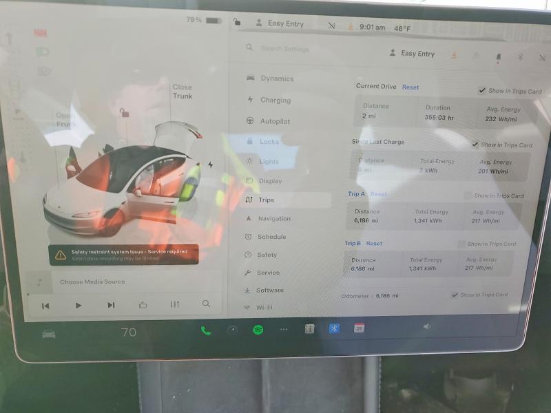 2024 Tesla Model 3 მანქანა იყიდება აუქციონზე, vin: 5YJ3E1EA7RF833752, აუქციონის ნომერი: 73626595