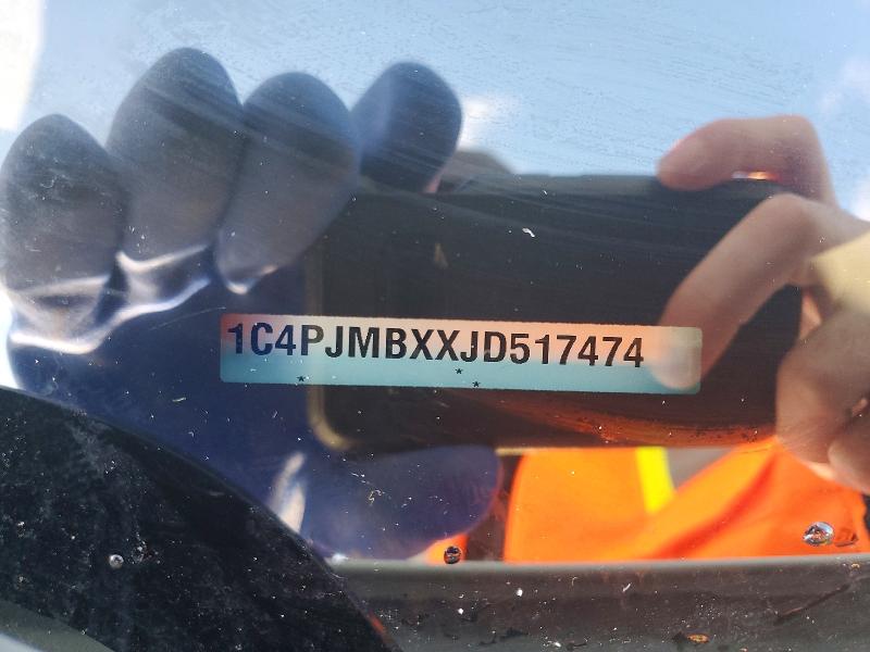 72352205 :رقم المزاد ، 1C4PJMBXXJD517474 vin ، 2018 Jeep Cherokee مزاد بيع
