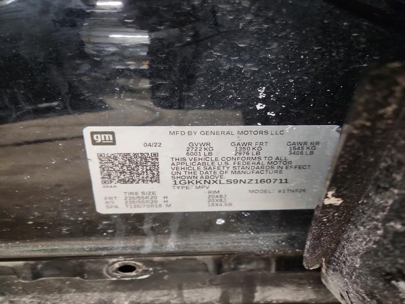 Продажа на аукционе авто 2022 Gmc Acadia, vin: 1GKKNXLS9NZ160711, номер лота: 75226895