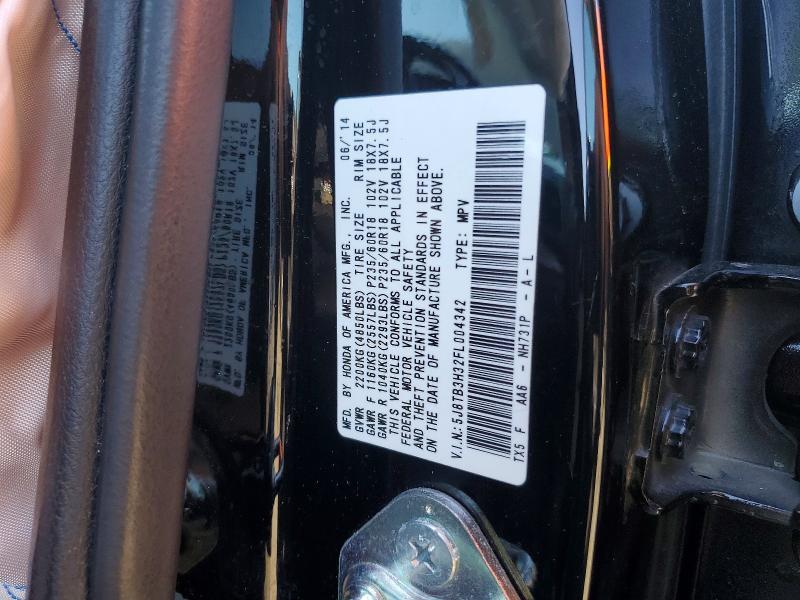 Продажа на аукционе авто 2015 Acura Rdx, vin: 5J8TB3H32FL004342, номер лота: 75501735