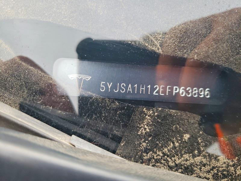 73864185 :رقم المزاد ، 5YJSA1H12EFP63896 vin ، 2014 Tesla Model S مزاد بيع