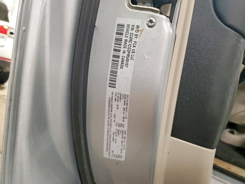 74153915 :رقم المزاد ، 2C4RC1CG3PR549107 vin ، 2023 Chrysler Voyager مزاد بيع