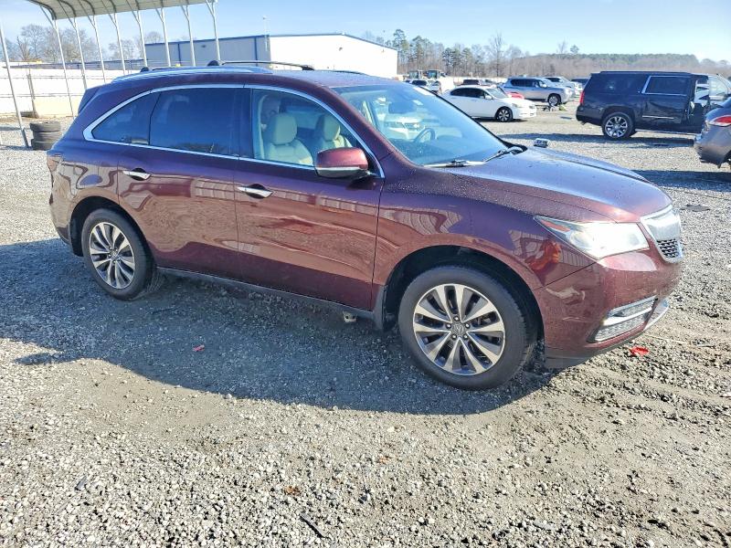 99306095 :رقم المزاد ، 5FRYD3H4XEB019095 vin ، 2014 Acura Mdx Techno مزاد بيع