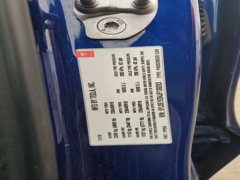 Auction sale of the 2018 Tesla Model 3, vin: 5YJ3E1EB4JF130283, lot number: 72149595