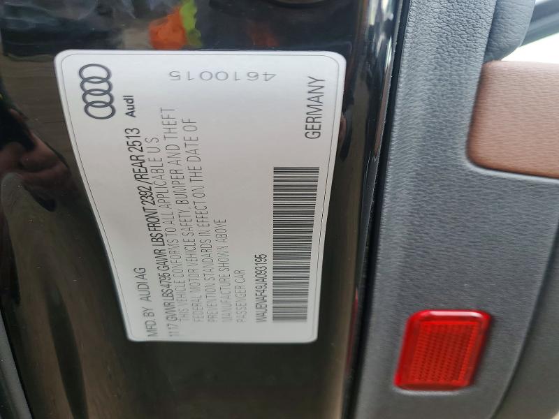 Продаж на аукціоні авто 2018 Audi A4, vin: WAUENAF49JA093195, номер лоту: 99244395