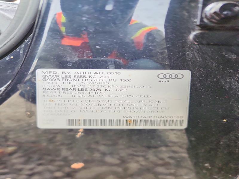 Aukcja sprzedaży 2017 Audi Q5 Premium, vin: WA1D7AFP7HA006188, numer aukcji: 74493435